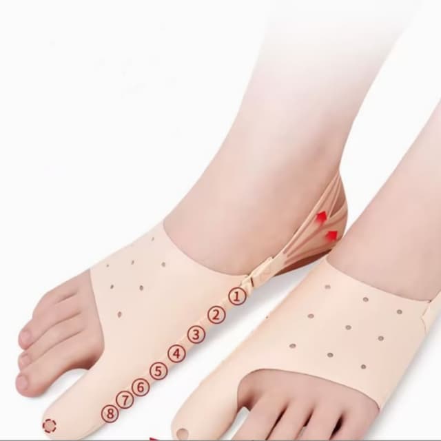 Bunion Corrector for Hallux Valgus, Justerbar Toe Straightener Brace M