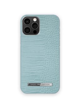 Atelier Case iPhone 12 / 12 Pro Soft Blue Croco