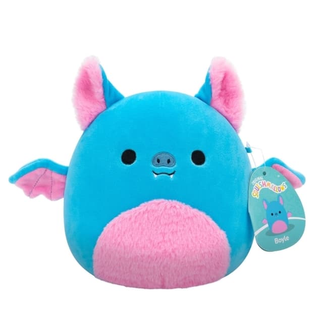 Squishmallows 19 cm P20 Plysj - Boyle Flaggermus (206077)
