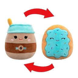 Squishmallows Plysj P21 Flip A Mallows - Hautely To-Go Coffee/ Erissa Toaster Pastry