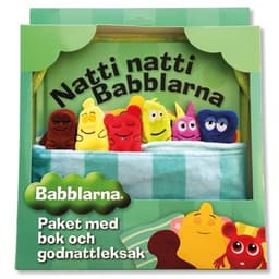 Babblarna, Paket med bok och godnattleksak