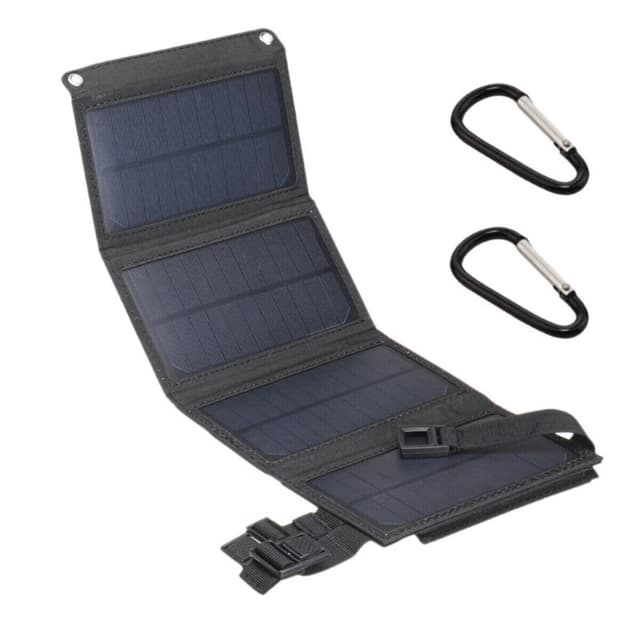 20W sammenleggbar solcellepanel bærbar kraftstasjonsgenerator USB-lader