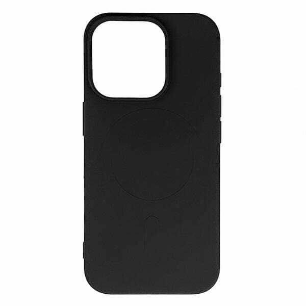Nestemäinen silikonikuori MagSafe-järjestelmällä iPhone 16 Pro Maxille - Svart