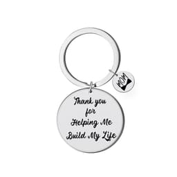 Nøkkelring i rustfritt stål til morsdagen M