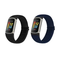 2-pak Sport vævet Urremme til Fitbit Charge5/6
