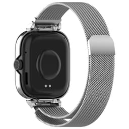 Metalramme med integreret rem til Redmi Watch 4 Sølv