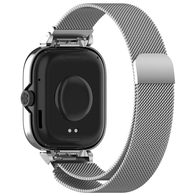 Metalramme med integreret rem til Redmi Watch 4 Sølv