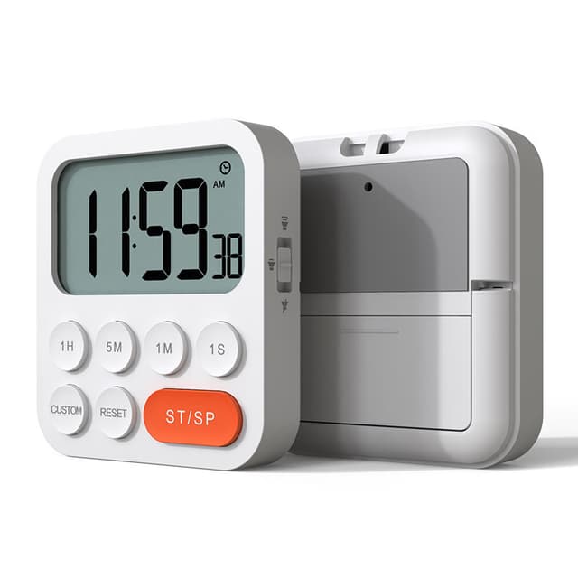 Digital kjøkkentimer med vekkerklokke