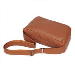 Crossbody-Väska med Flera Fickor Brun