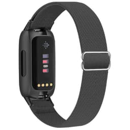 Fitbit Inspire 3 Nylon ranneke Tummanharmaa