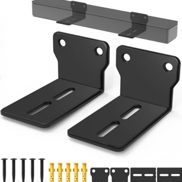 Veggmonterte høyttalerstativ for Sound Bars