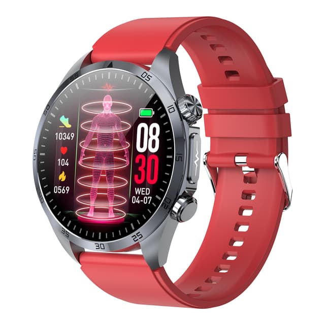 Smartwatch med avancerad hälsoövervakning Röd