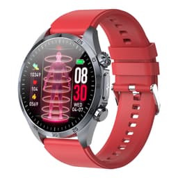 Smartwatch med avanceret sundhedsovervågning Rød