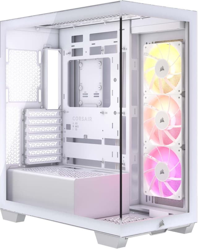 Corsair 3500X ARGB Mid-Tower PC kabinett (hvit)