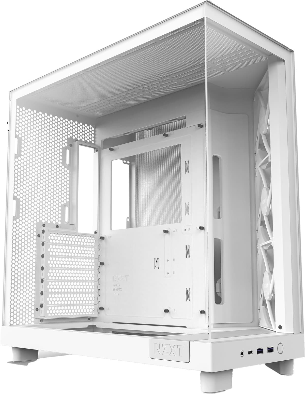 NZXT H6 Flow RGB 2024 PC chassi (vit) - Elgiganten