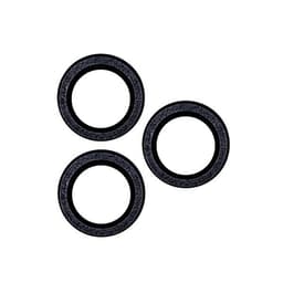 Herdet kameradeksel for iPhone 16 Plus - Svart/Romb