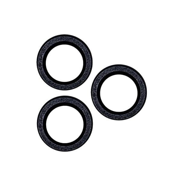 Herdet kameradeksel for iPhone 16 Plus - Svart/Romb