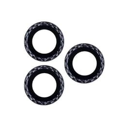 Herdet deksel for kamera for iPhone 16 - Svart/Romb