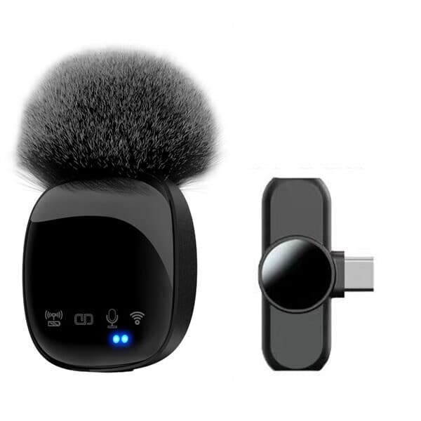 Trådlös Mikrofon med mottagare USB-C