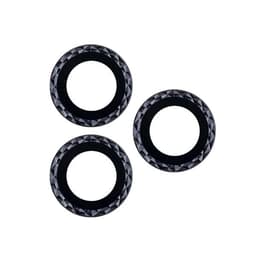 Herdet kameradeksel for iPhone 16 Pro - Svart/Romb