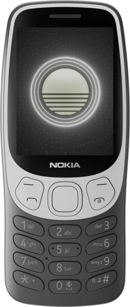 Nokia 3210 4G mobiltelefon (sort)