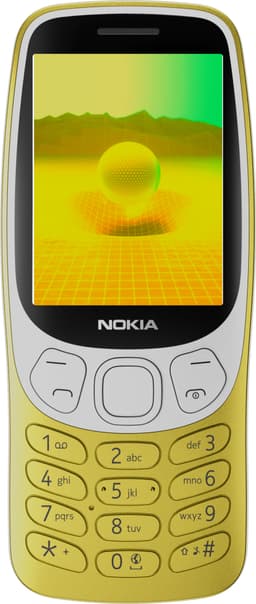 Nokia 3210 4G mobiltelefon (gull)