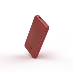 Hama Powerbank Fabric 10 000mAh Chili Röd
