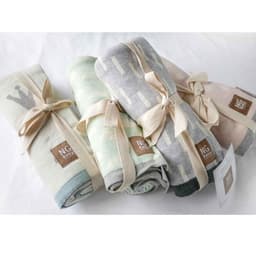 NG Baby Teppe Jaquardstrikket Rose Cross