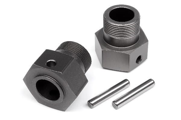 HPI Wheel Hex Hub 24X27Mm (Gunmetal/2Pcs)
