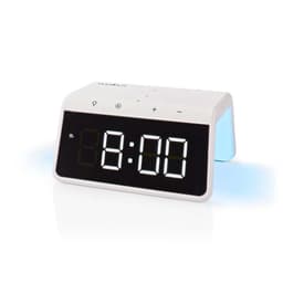 Nedis Vækkeur med Trådlås Ladning | Qi certificeret | 5 / 7.5 / 10 / 15 W | USB-A Male | Natlys | 2 Alarmtider | Snooze funktion