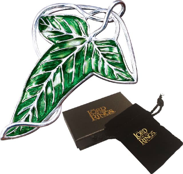 Noble Collection Lord of the Rings kaulakoru (Elven Leaf rintaneula)