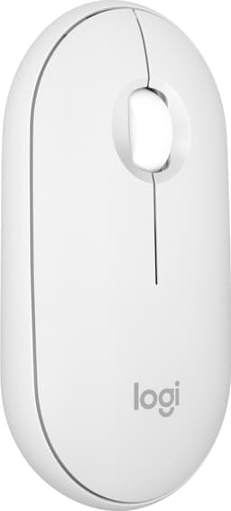 Logitech Pebble Mouse 2 M350s trådlös mus (Off-White)