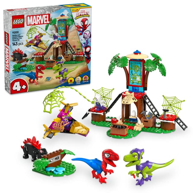 LEGO - Spidey - Spideys och Gobbys Raptorstrid vid Trädkojan (11200)