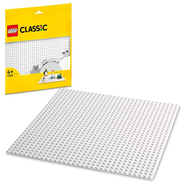 LEGO Classic Hvid byggeplade 11026