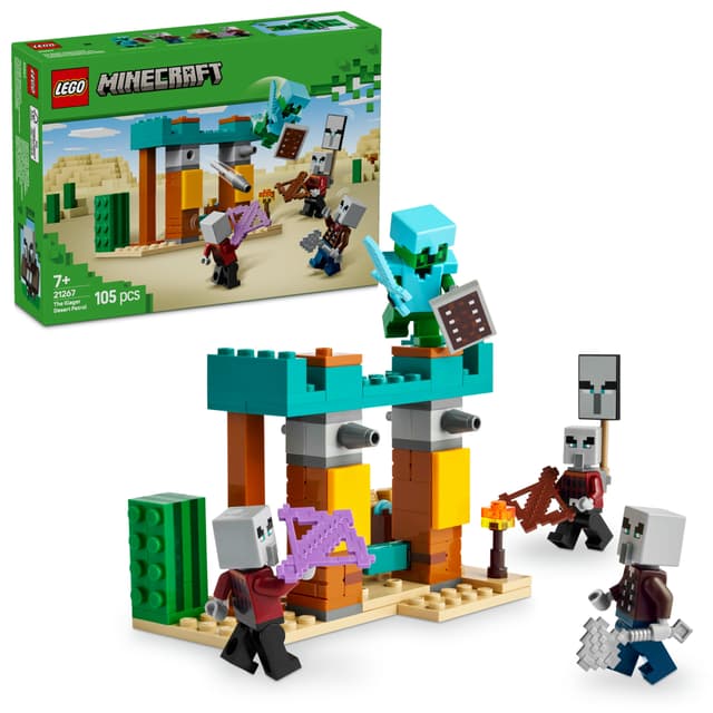 LEGO Minecraft Ondsbyboer-ørkenpatrulje 21267