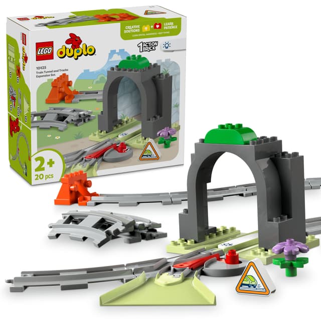 LEGO DUPLO Town Tågtunnel och spår – Expansionsset 10425