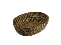 Pillivuyt Brødkurv oval 24,5 x 18 cm Lys/Mørk brun
