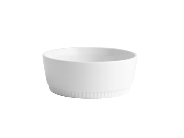 Pillivuyt Toulouse Bowl straight edge Dia 14 cm White