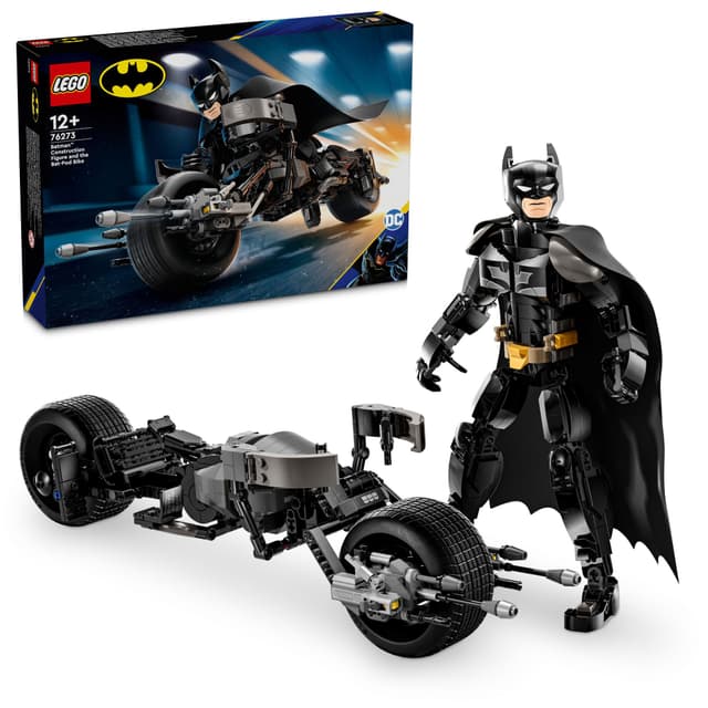 LEGO DC Batman Batman byggfigur och Batpod-cykeln 76273