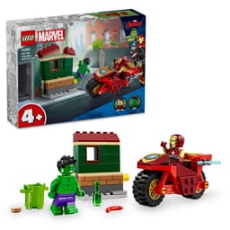 LEGO Super Heroes Iron Man med motorsykkel og Hulken 76287