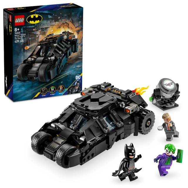LEGO Super Heroes Batman med Tumbler mot Two-Face og The Joker 76303