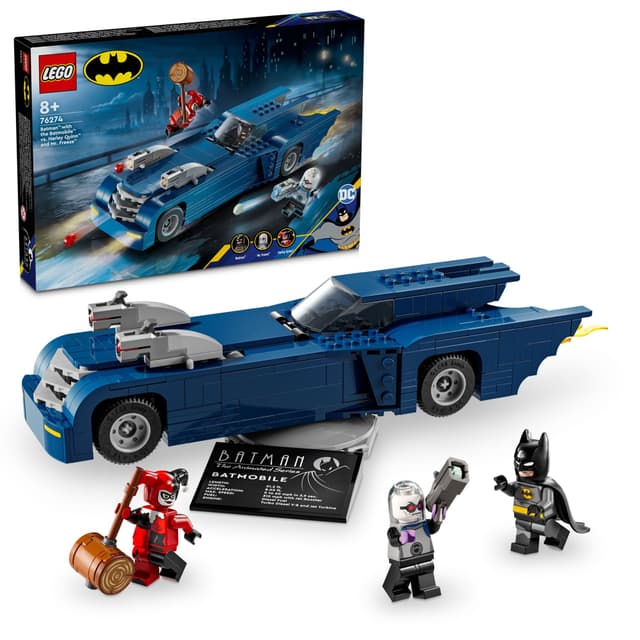 LEGO Super Heroes Batman med Batmobile mot Harley Quinn og Mr. Freeze 76274