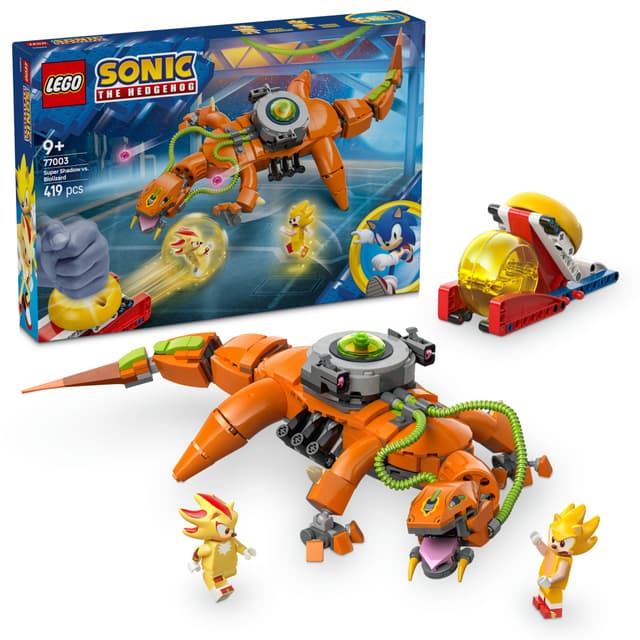 LEGO Sonic the Hedgehog Super Shadow mot Biolizard 77003