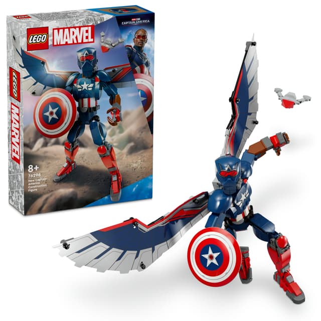 LEGO Super Heroes Byggfigur – Nya Captain America 76296