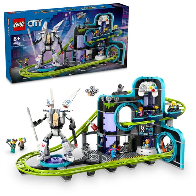 LEGO City Robotverden med berg-og-dal-bane 60421