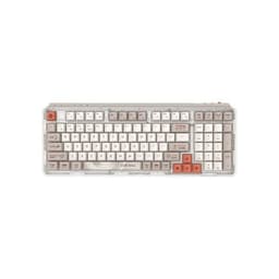 MIIIW Z980 ProMax trådløst mekanisk tastatur med RGB-belysning - kaffe
