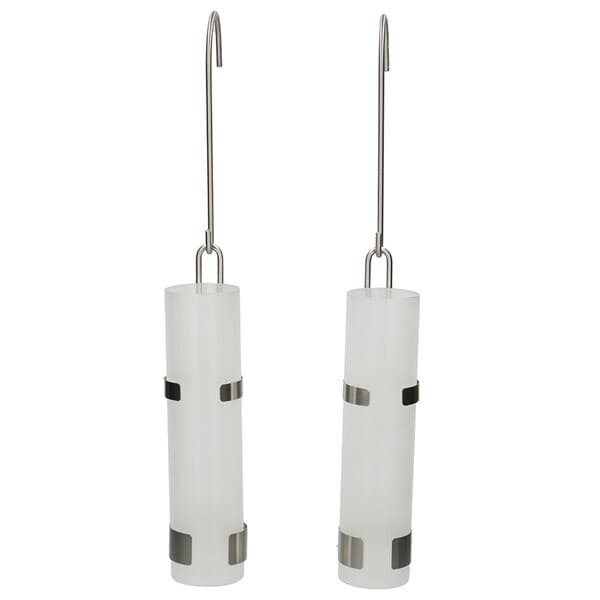 Luftfuktare för element i glas och rostfritt stål - 2-pack