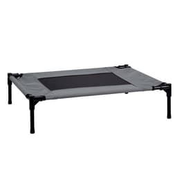 Hundeseng med Ben - Medium, Hevet Design for Bedre Komfort, 63,5 x 81 x 17 cm