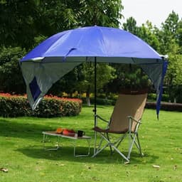 XXL Strandparasoll med UV-skydd & Vindskydd