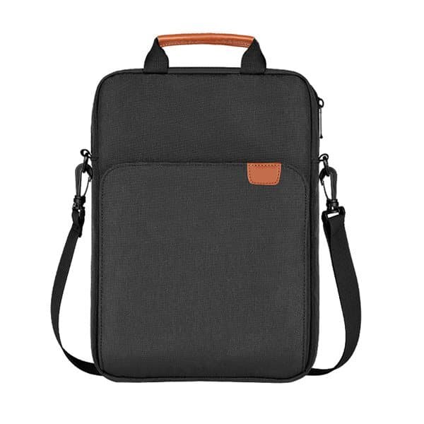 Vandafvisende iPad- og laptoptaske i polyester, 13,3"" - svart
